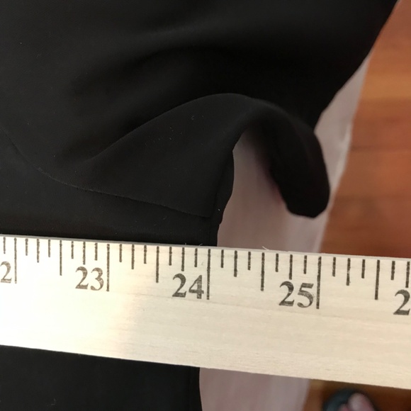 CHICO’S Button Down Tunic Short Split Sleeve Blouse Black Women’s Size XL 1X - Picture 11 of 16